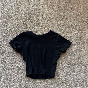 Hollister Black Crop Top
